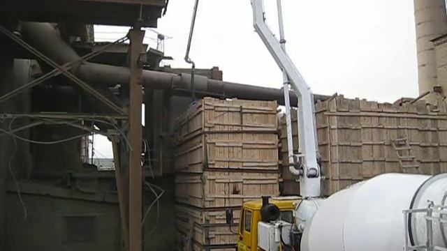 заливка опор под сушильный барабан (ООО ВЗКГ) смотреть онлайн