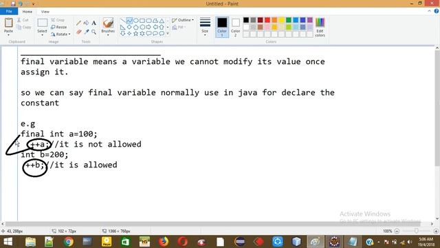 what is the use of final variable in java смотреть онлайн