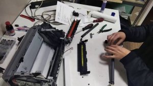 Canon LBP 2900 Замена термопленки.