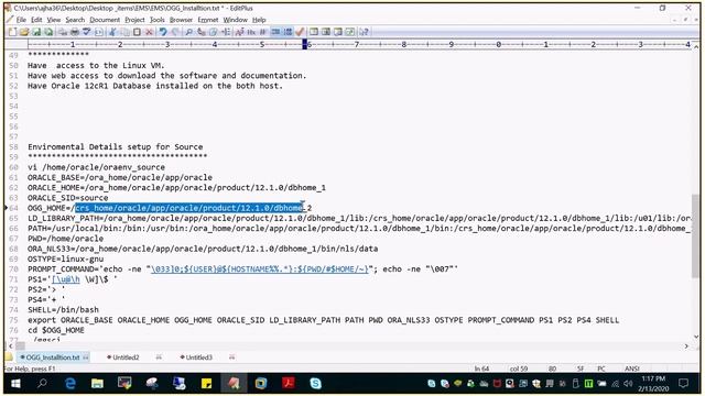 Part 2 Oracle Golden gate installation on Linux смотреть онлайн