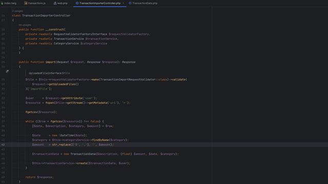 123 Import Transactions Exercise Solution Overview - Build Expense Tracker App With PHP 8 смотреть онлайн