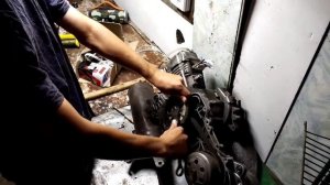 снятие переднего вариатора на скутере