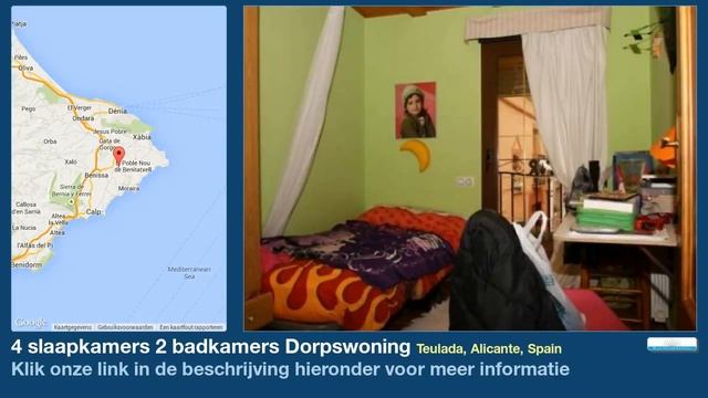 4 slaapkamers 2 badkamers Dorpswoning te Koop in Teulada, Alicante, Spain смотреть онлайн