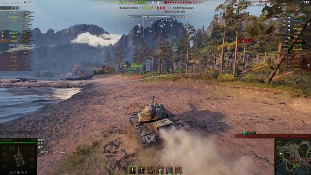 Две бабахи и Т110Е4 бой на Фьордах затащили смотреть онлайн