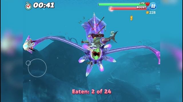HOW TO KILL COLOSSAL SQUID BOSS SUPER FAST...!!! | Hungry Shark World Boss Update смотреть онлайн