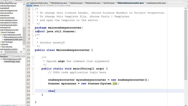 JAVA - Lesson #56 - Snake Eyes Counter Demo смотреть онлайн