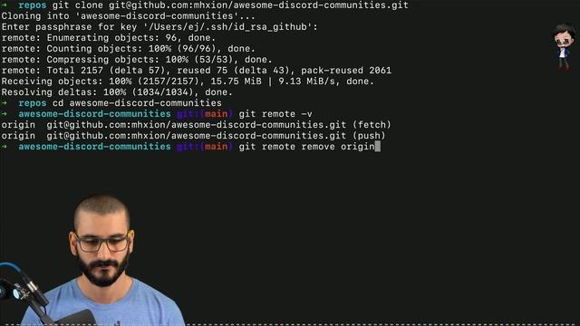 Git remote repository tutorial and with set-url origin upstream example #OpenSource #DevRel смотреть онлайн