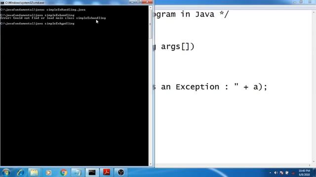 Exception Handling Example In Java Programming смотреть онлайн