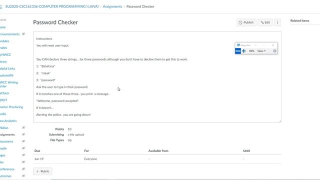Password Checker Program Introduction - Java One смотреть онлайн