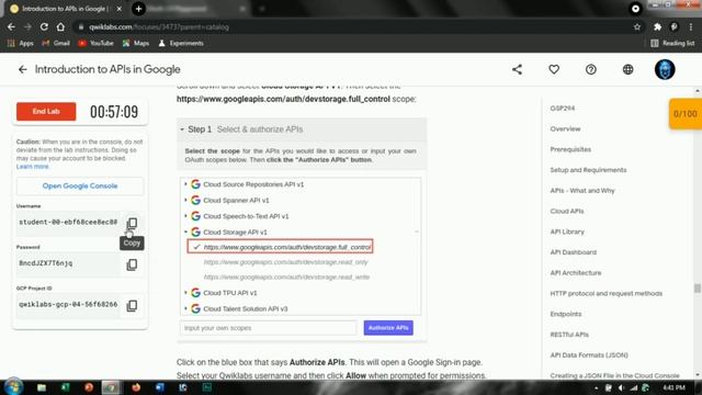 Introduction to APIs in Google | Qwiklabs [GSP294] | 30 Days Google Cloud Challenge Track 1 смотреть онлайн