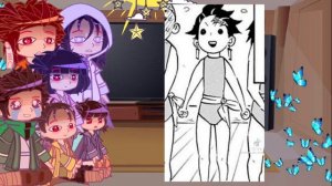 ◇°•Реакция  Семьи Танжиро  и Незуко На Них°•♡