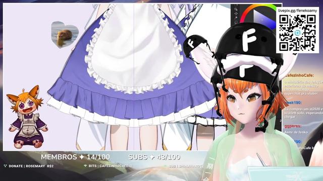【VTuber 2D】Saia do modelo da Kikuchi #13 смотреть онлайн