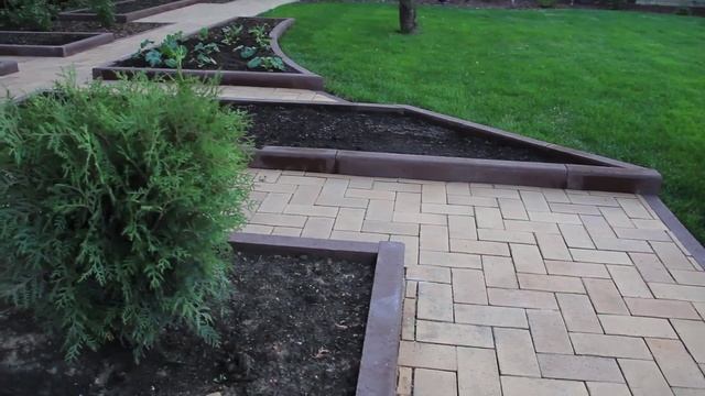 Сочетание клинкерного кирпича, клинкерной мозаики и керамических ступеней смотреть онлайн