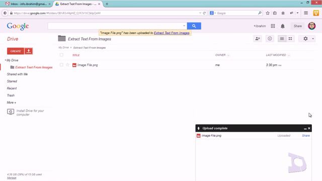 How to extract text from image by using Google Drive смотреть онлайн