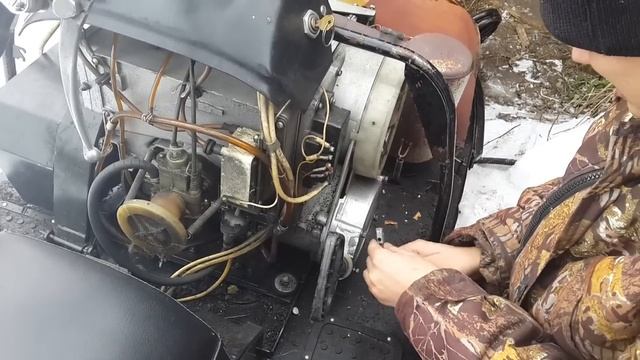 Как поставить стартер на Буран смотреть онлайн