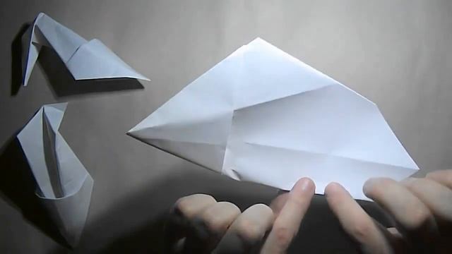 How to make women's origami high-heeled shoes from A4 paper смотреть онлайн