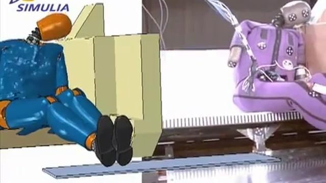 SIMULIA Abaqus - Crash Test Dummy Application смотреть онлайн