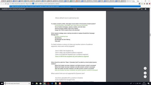 DoubleClick Creative Individual Certification Exam Answers 2020✅Live Exam Pass✅100% correct✅ смотреть онлайн