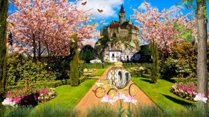 Видеофон!!! Весенняя сказка - футаж!!!