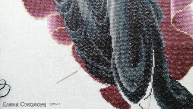 #вышивка Готовая работа. Ангел УТРА. смотреть онлайн