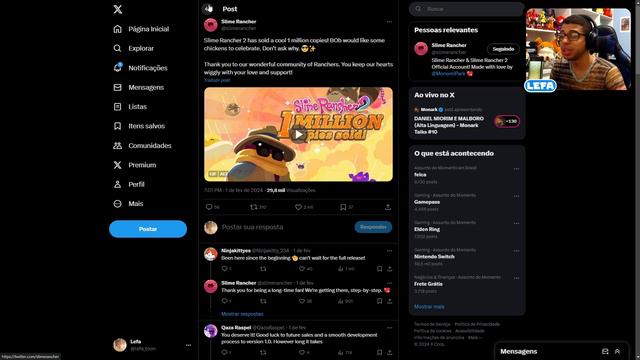 CHEGOU A HORA! UPDATE INSANO | SLIME RANCHER 2 смотреть онлайн