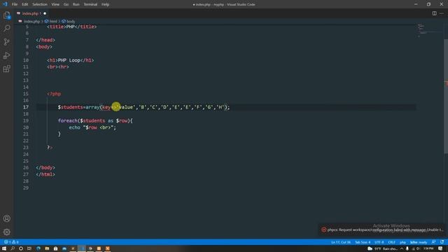 28 php bangla tutorial for beginners | php8 bangla tutroial | php foreach loop смотреть онлайн