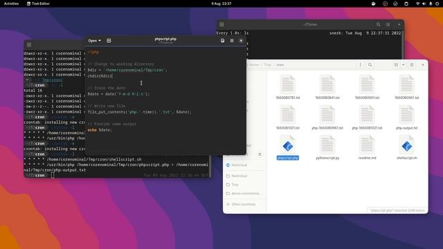 How to set-up a crontab file смотреть онлайн