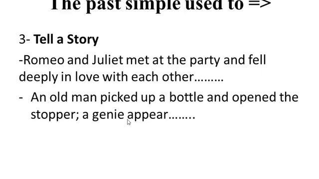 Past Simple Tense 7 ways of using Past Simple смотреть онлайн