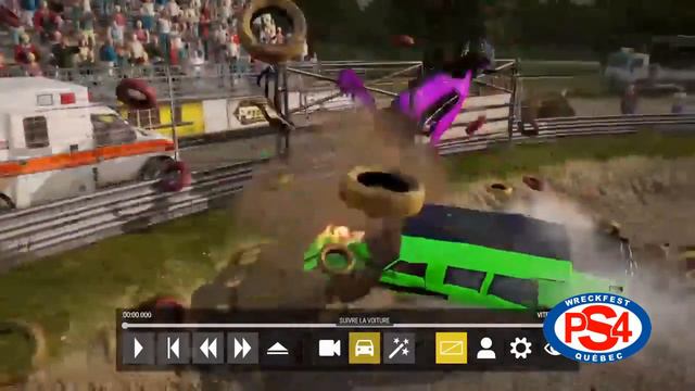 Wreckfest PS4 Québec - Publicité