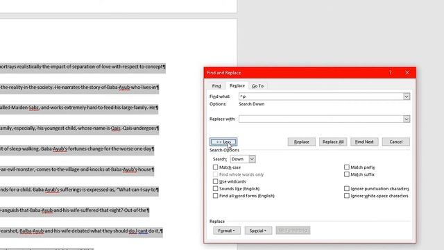 How to easily remove blank or empty lines in Microsoft word. смотреть онлайн