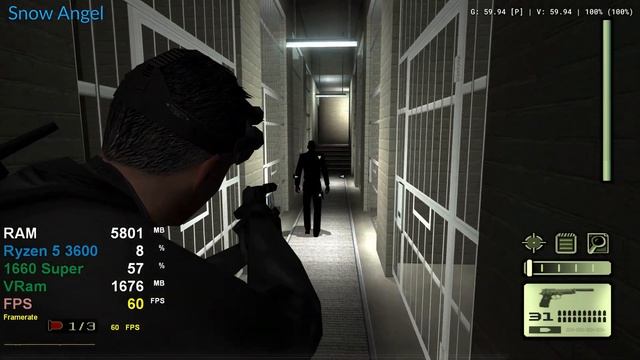 Tom Clancy's Splinter Cell - HD Texture Pack • 60 FPS • 4K - PCSX2 1.7.0 Nightly | Ryzen 5 3600