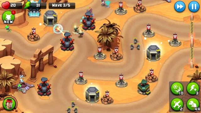 Alien Creeps TD - Level 38-Sahara Wilds - Campaign 3 Stars смотреть онлайн
