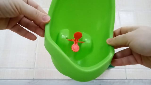 Детский писсуар-лягушка с AliExpress, обзор/распаковка. смотреть онлайн