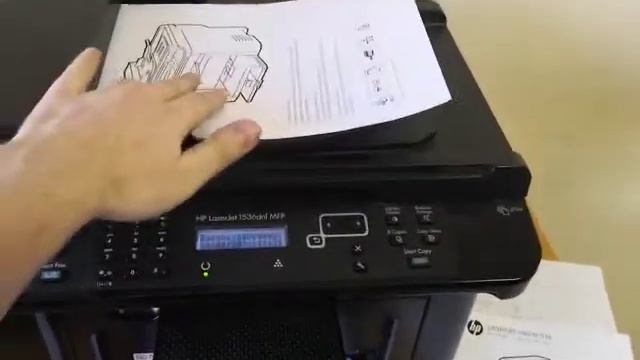 HP LJ 1536dnf MFP как печатает смотреть онлайн