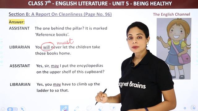 The English Channel Class 7 | Unit 5 Being Healthy-Section B A Report On Cleanliness Question Answe смотреть онлайн