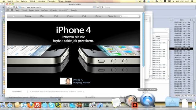 Mac OS Snow Leopard 10.6.4 on my PC (iATKOS S3 v2 10.6.3 + UPDATE 10.6.4) смотреть онлайн