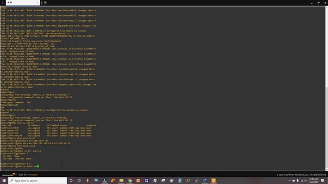 Configuring the DHCP Server In Gns3 смотреть онлайн