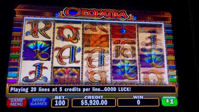 $400 SPIN I GOT FREE GAMES / CLEOPATRA HIGH LIMIT SLOT/ I HIT LOTS OF JACKPOTS смотреть онлайн