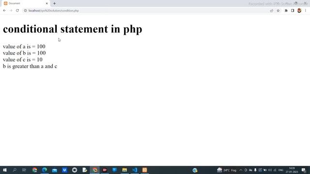 Conditional Statement In php || Part 5 || If else and Nested if in Php || #syvsolution #php смотреть онлайн