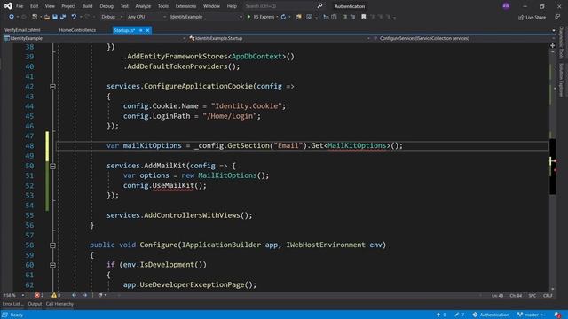 ASP.NET Core 3 - Identity - Ep.2.1 Email Verification смотреть онлайн
