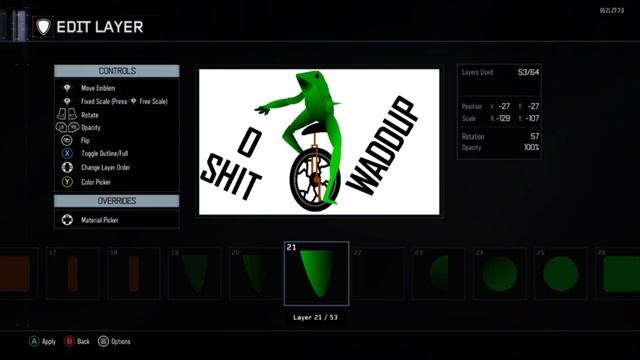 Black Ops 3 Dat Boi Emblem Tutorial смотреть онлайн