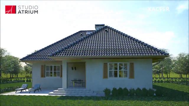 Projekt domu KACPER Pracownia Projektowa Studio Atrium смотреть онлайн