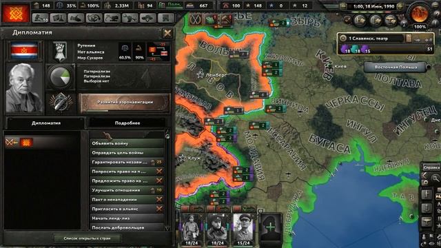 Hearts of Iron IV - Славянское государство (6) Великославия смотреть онлайн