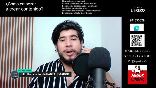 La verdad sobre crear contenido cultural en el Perú | Podcast librero (En Vivo) смотреть онлайн