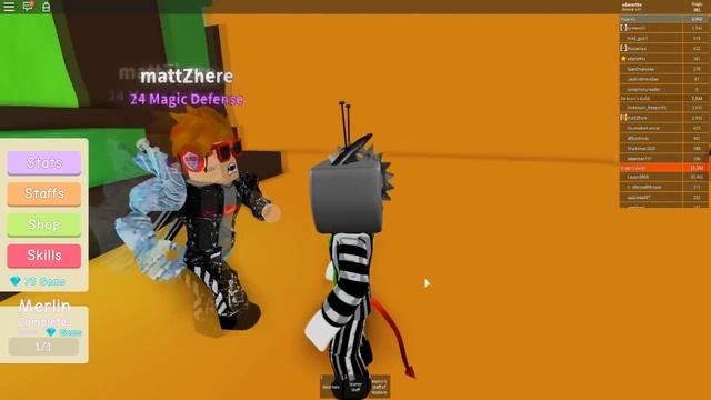 Becoming The Most Powerful Wizard With Merlins Staff | Roblox Wizard Training Simulator смотреть онлайн