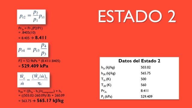 Solución De Motor Turboprop Con 2 Irreversiblidades