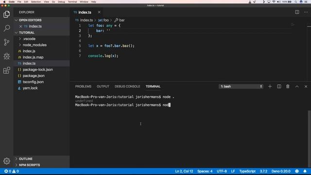 Typescript: optional chaining смотреть онлайн
