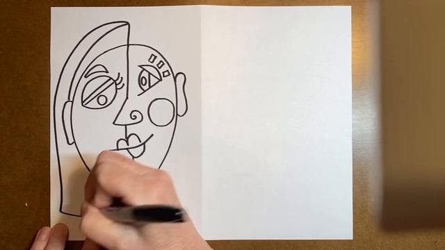 How to Draw a Picasso Style Face- Art Fun with Vanessa Lombardo смотреть онлайн