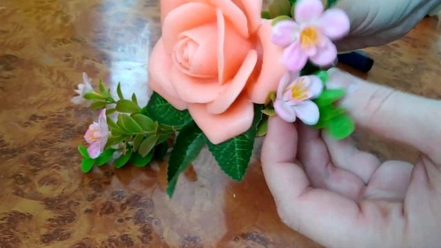 Мыловарение:) Букет из большой розы смотреть онлайн