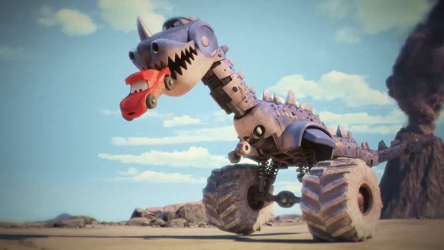 Lightning McQueen and Mater Escape the Dinosaurs | Cars of the Wild | Pixar Cars смотреть онлайн
